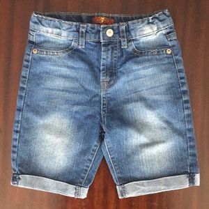 7 for all Mankind denim shorts